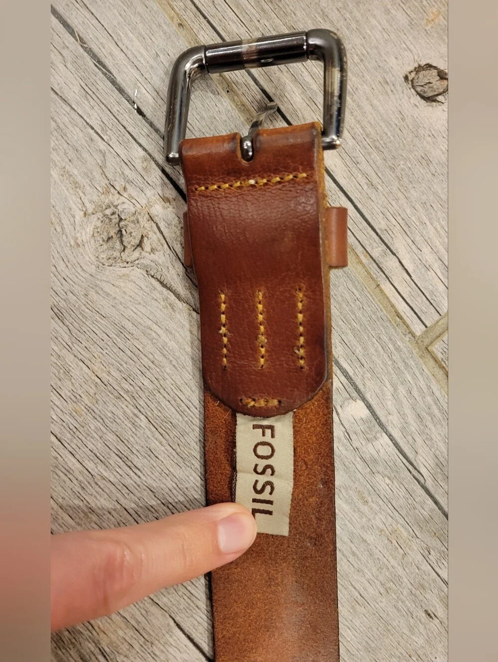 Fossil Leather Belt 32